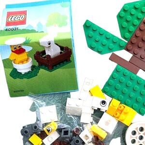 LEGO Spring or Easter Bunny and Chicks Mini Set #40031 - Incomplete
